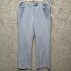 Calvin Klein Womens Lux Modern Fit Pants Size 12P Light Blue Office Career NWT