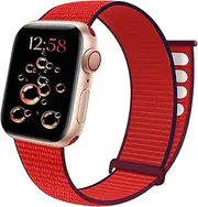LORIKIITE Nylon Watch Band Compatible with Apple Watch Bands Women Men, iWatch Bands Solo Loop Sports Bands for Apple Watch Series Ultra SE 38mm 40mm 41mm 42mm 44mm 45mm 49mm