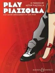 Play Piazzolla for Easy Solo Classical Guitar Latin Tangos Sheet Music Book