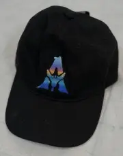 Avatar Hat The Way of Water Black Blue Avatar Movie Disney Strapback Adjustable
