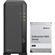 Synology DS124 1-Bay NAS 1GB RAM 8TB Synology Enterprise Drive Assembled Tested