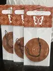 3 New Scentsy Scent Circle Hanging Car Air Refresh Cedar Cider