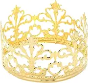 Crown Cake Topper Mini Gold Crown Cake Topper Mini Crown Cake Decorations Princess Cake Topper Princess and Prince Crystal Headpiece Elegant Delicate Crown Hair Ornaments