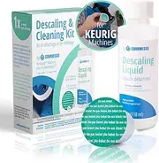 Keurig Machine Descaling Kit - Includes Descaling Solution and Cleaning Pod - Compatible with Keurig 1.0 and 2.0 K-Cup Brewers - Clean regularly for Fresher Coffee - Made in USA