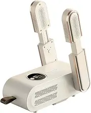 Electric Shoe Dryer, Shoe Dryer, Portable Shoe Dryer with 360° Heat Fan and 3 Modes Timer, Foldable Hanging Design, Suitable for Gloves, Hats, Socks, Ski Boots