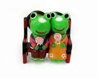 在飛比找Yahoo!奇摩拍賣優惠-【鍾愛峇里島】巴里島必買之可愛木雕----愛心椅上的小綠青蛙