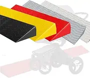 Non-Slip Wheelchair Ramp Indoor Curb Ramp 2/3/4/in Rise Safety Step Portable Threshold Ramp for Scooter Sweeping Robot(Gray,99 * 10 * 4cm)