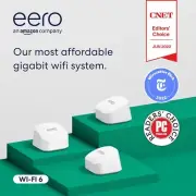 Amazon eero 6+ mesh wifi router (newest model), Say goodbye to wifi dead spots,