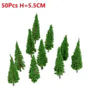 50X Model Tree Train Railroad Park Landscape Scenery Scale Tree HO Scale 55mm