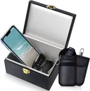 Faraday Box with Faraday Bags Signal Blocking Box Anti-Theft Shielding Cage