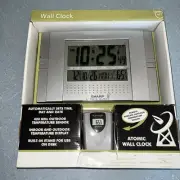 2003 SHARP ATOMIC CLOCK w/ALARM, TEMPERATURE, CALENDAR BRAND NEW
