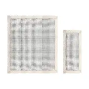 Computer Monitor Keyboard Dust Cover for 24 25 26 27 Inch PC Screen Black Grid