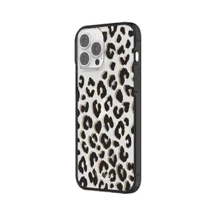 【KATE SPADE】iPhone 14 Pro Max 精品手機殼 性感豹紋(保護殼/手機套)