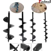 Post Hole Digger Auger 100mm 150mm 200mm 250mm 300mm Ground Garden Drill Bit AU