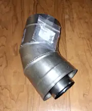 CORR/GUARD 3” DIA. 45° Degree Elbow 3CGV45L-1 Metal-Fab