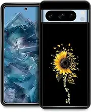 [Goodsprout] Compatible with Google Pixel 8 Pro Case,Yellow Dragonfly Sunflower Amazing Pattern Design Shockproof Anti-Scratch Hard PC Back Case for Google Pixel 8 Pro
