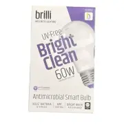 Brilli Wellness A19 60W E26 Lighting Bright Cleaning Smart LED Light Bulb