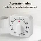 Mechanical Timer Square 60 Minutes Countdown Alarm Timer Portable
