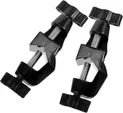SOESFOUFU 2pcs Adjustable Boss Head Clamp Right Angle Support for Laboratory Grip Design for Woodworking and Secure Material Holding