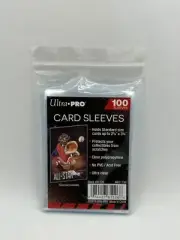 100 Ultra Pro Soft Penny Standard Card Sleeves Sports Gaming FREE SHIPPING