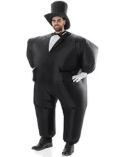 Inflatable Tuxedo Groom Costume Suit