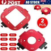2Pcs 4 in1 Arc Angle Positioning Template Corner Radius Jig Router Template Tool