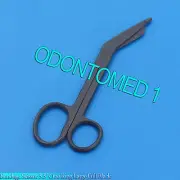 LISTER BANDAGE SCISSOR 5.5" BLACK Coated ONE RING LARGE