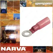 Narva 4.3mm Adhesive Lined Ring Terminal Red Colour Pack of 50 56358