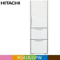 在飛比找PChome24h購物優惠-HITACHI 日立 394公升變頻三門冰箱RG41B 琉璃