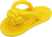 INOOMP Cotton Chew Slippers for Dogs Teething and Playing Toy for Small to Medium Breeds Helps Clean Teeth and Reduce Boredom Random Colors