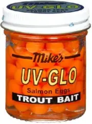 Atlas Mike's UV Glo Salmon Eggs Trout Bait Cerise Red Orange Choice of Colors