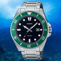 在飛比找PChome24h購物優惠-CASIO 卡西歐 槍魚 綠黑水鬼 200米潛水錶 運動手錶
