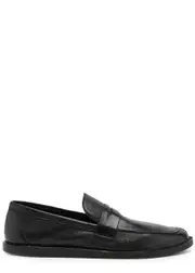 The Row Cary Leather Loafers - Black - 38 (IT38 / UK5) 38 (IT38 / UK5)
