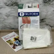 TRUFORM Compression Stockings Unisex Anti-embolism Open Toe White XL NIB