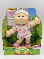 Cabbage Patch Kids Slumber Doll 14” Unicorn Mask and Pijama, Blonde NEW