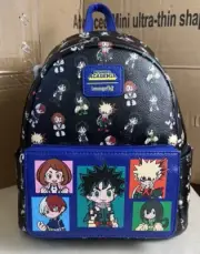Loungefly MY HERO ACADEMIA Mini Backpack Bookbag EXCLUSIVE LIMITED NWT NEW Anime