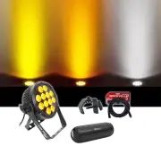 Chauvet DJ SlimPar Pro W USB Light+UV LED Wash Light+Cable+Clamp+Speaker