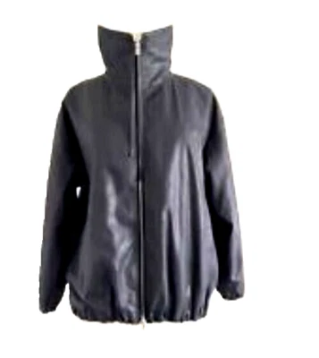 THEORY KOHLI CHARCOAL POLYESTER ZIP JACKET, M, NWT $355