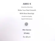 Abu Garcia Part Ultra Mag II 975401 ABEC 5 Stainless Bearing 3 x 10 x 4 #01