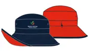 Navy/Red Reversable Bucket Hat With Print