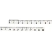 Adhesive Ruler, 10Pcs 30cm Measure Tape Sticker Clear Background Black Text