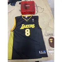 在飛比找蝦皮購物優惠-Kobe Bryant 小飛俠洛杉磯湖人隊Reebok籃球衣