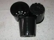 100mm new round pots for growing on larger plants, seedlings & herbs etc