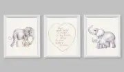 Silly Goose Gifts Nursery Art Elephant Wall Print Dumbo Quote