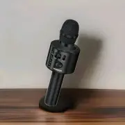 Wireless Bluetooth Karaoke Microphone,3-in-1 Portable Handheld Karaoke Mic Blac