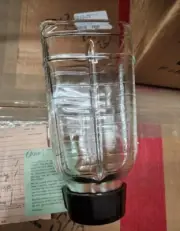 Vintage Oster Osterizer Replacement 4 Cup Glass Blender Jar With Bottom 2 Pieces