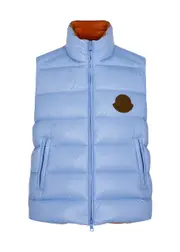Moncler Parke Quilted Shell Gilet - Blue - 5 (UK44 / Xxl) 5 (UK44 / XXL)