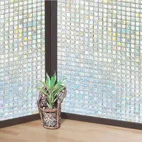 在飛比找momo購物網優惠-【meiwa】日本製造抗UV可變色節能靜電窗貼(馬賽克- 4