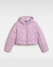 Brand New Vans Kids MTE Foundry Cropped Puffer Jacket Lavender Mist SizeM(10-12)