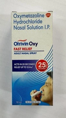 3 Packs Otrivin Adult Nasal Spray Clears Blocked Noses Fast Long Lasting Moistur